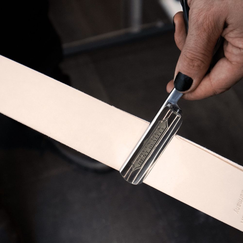 Dovo Straight Razor Leather Strop 80mm