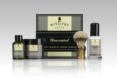 Ministry of Shave Unscented Shaving Collection