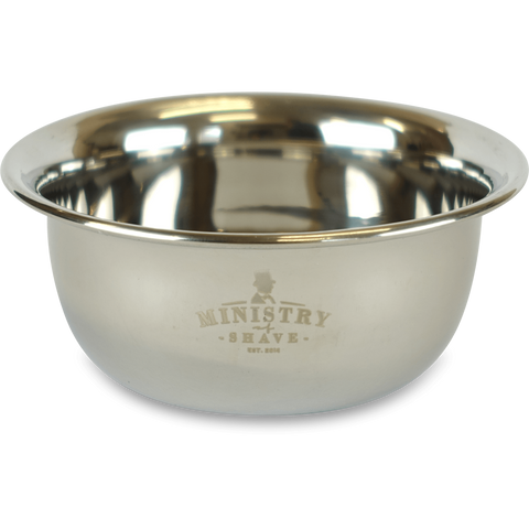 Ministry of Shave Stainless Steel Shaving Bowl