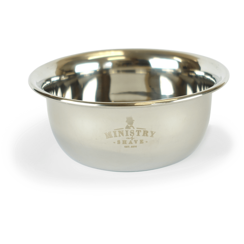 Ministry of Shave Stainless Steel Shaving Bowl